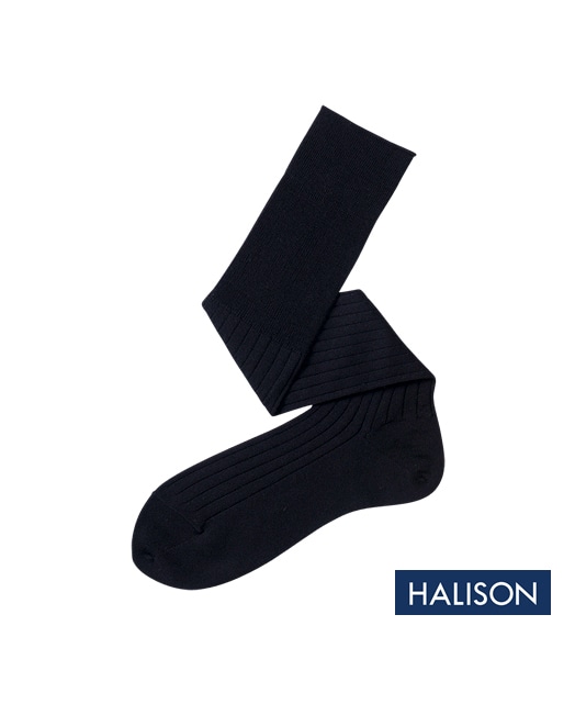 RIBBED WOOL DRESS SOCKS - Fine Gauge