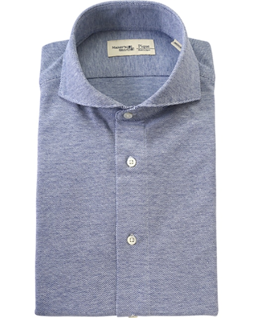 NY Cotton-Linen Pique Shirt