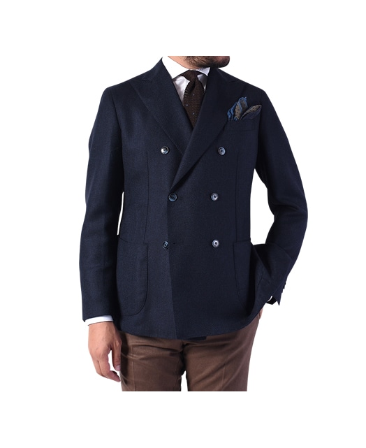 ITALIAN WOOL DOUBLE-BREASTED JACKET