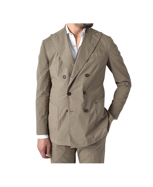 ITALIAN COTTON DOBLE-BREASTED JACKET